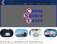 Tablet Screenshot of chemsourceegy.com